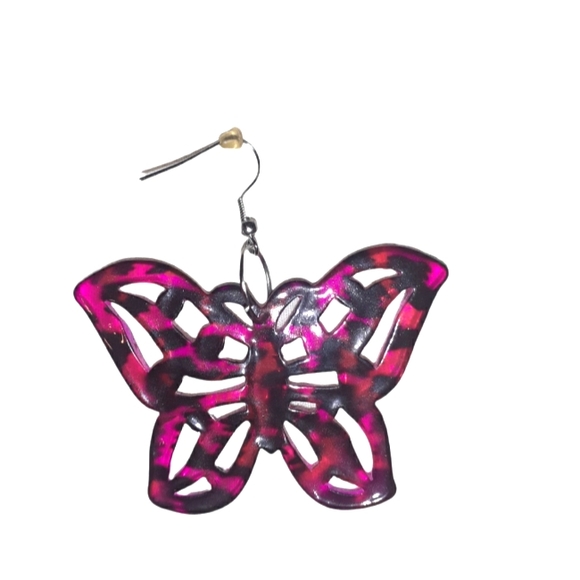 Butterfly earrings - Picture 3 of 3